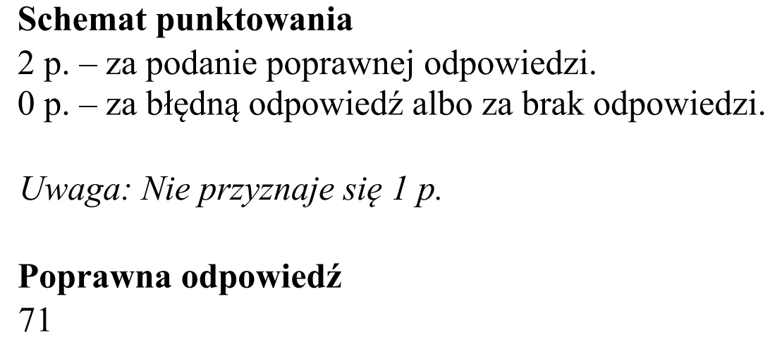 Matura, maj 2018, odpowiedź do zadania 6.1