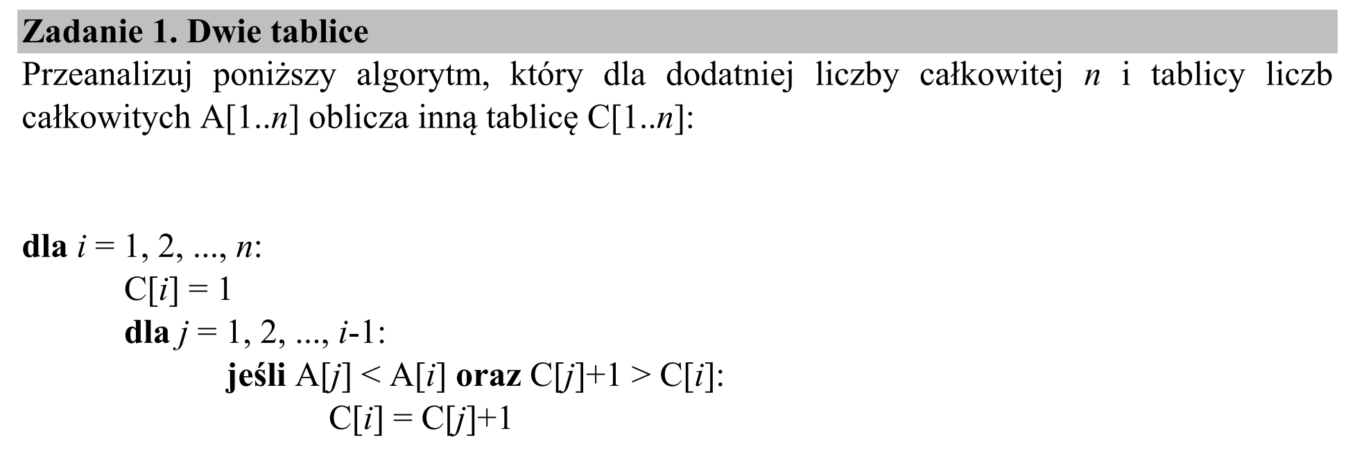 Matura, maj 2019, wstęp zadania 1