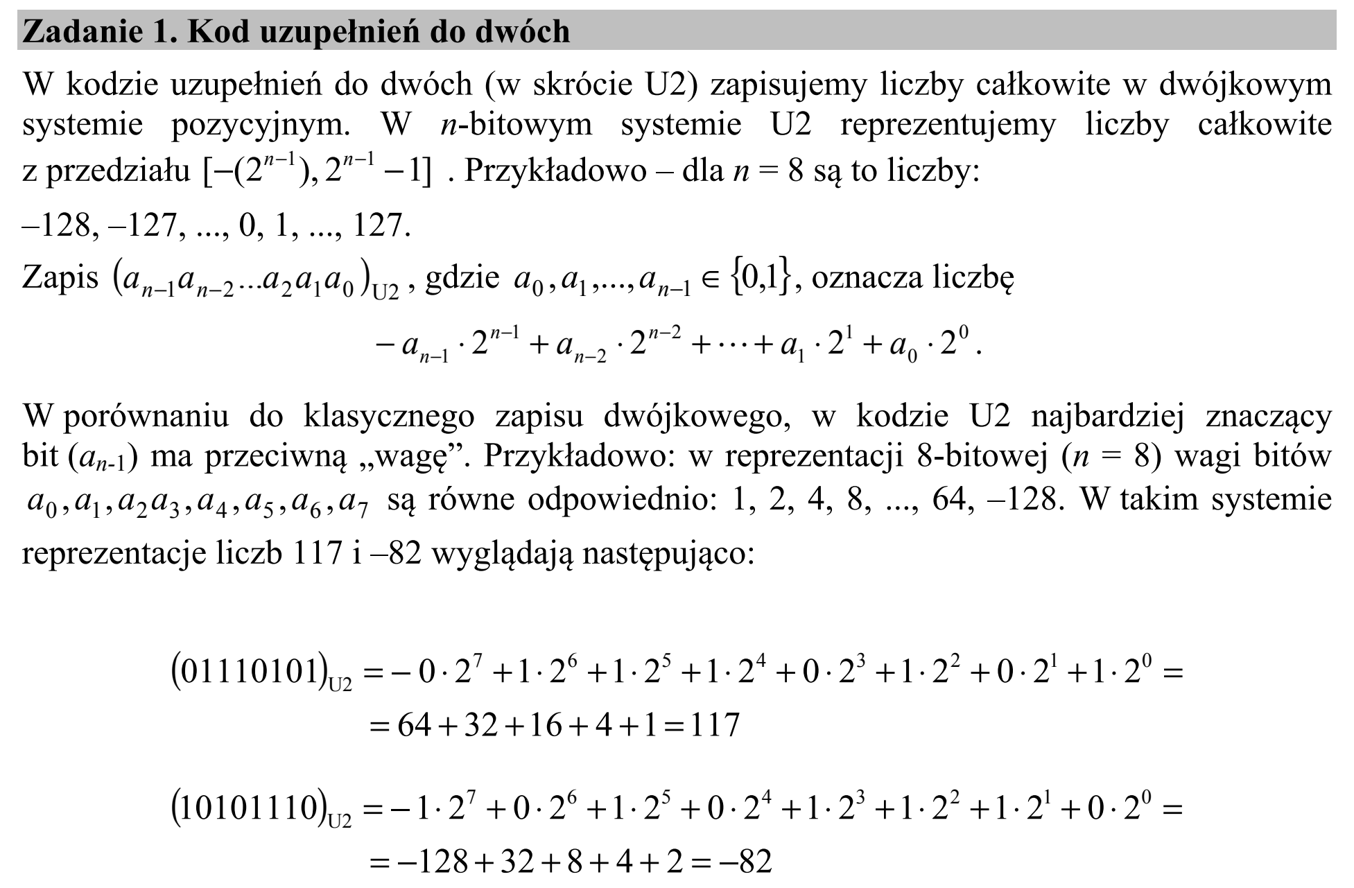 Matura dodatkowa, czerwiec 2015, wstęp zadania 1