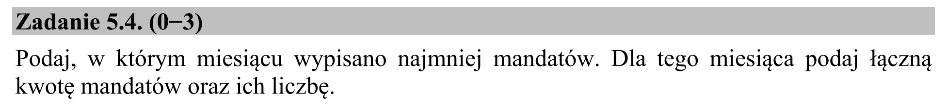 Matura dodatkowa, czerwiec 2015, zadanie 5.4