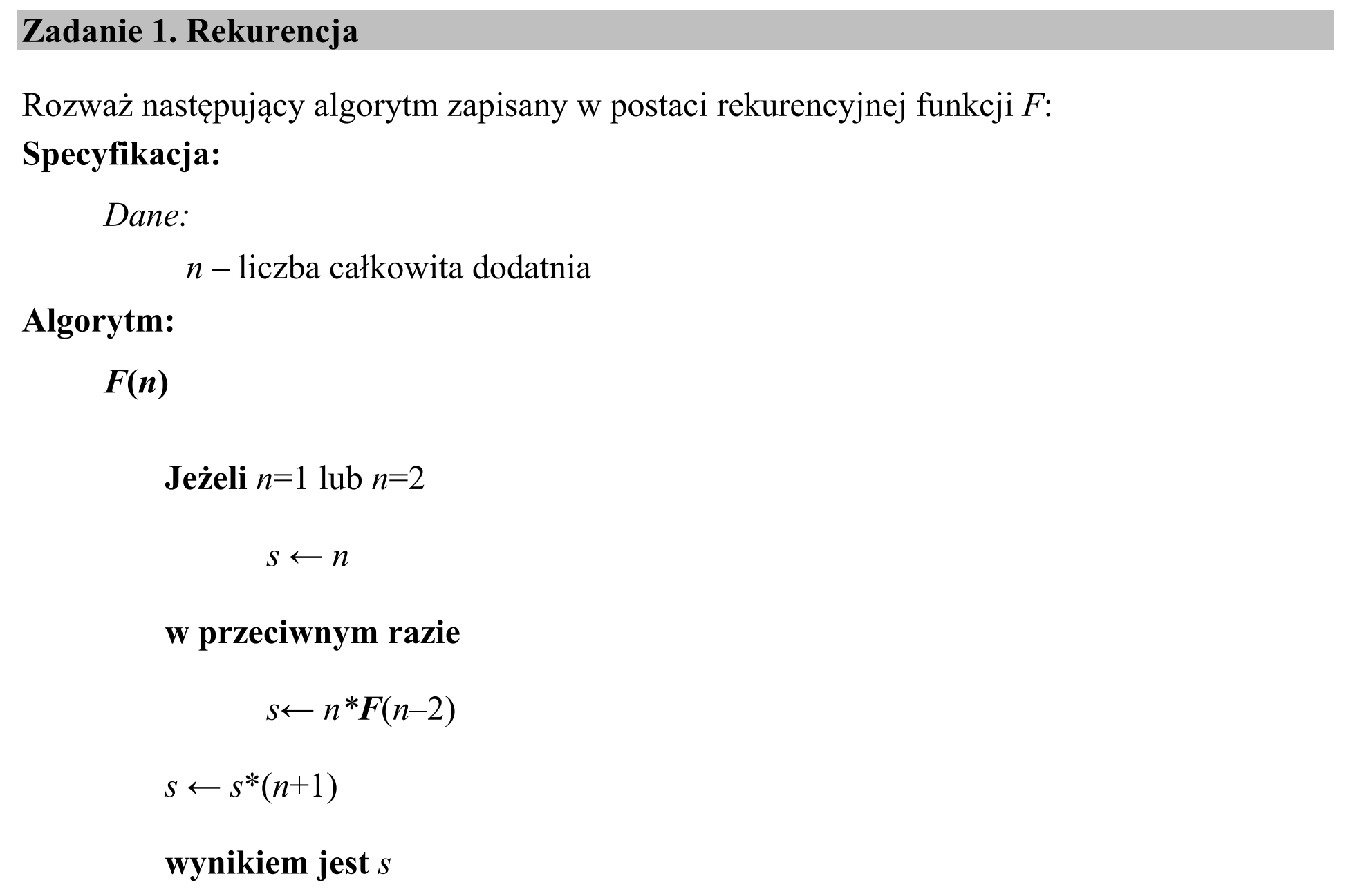 Matura dodatkowa, czerwiec 2016, wstęp zadania 1