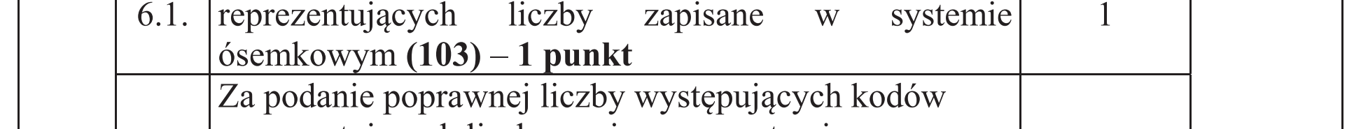 Matura dodatkowa, czerwiec 2016, odpowiedź do zadania 6.1