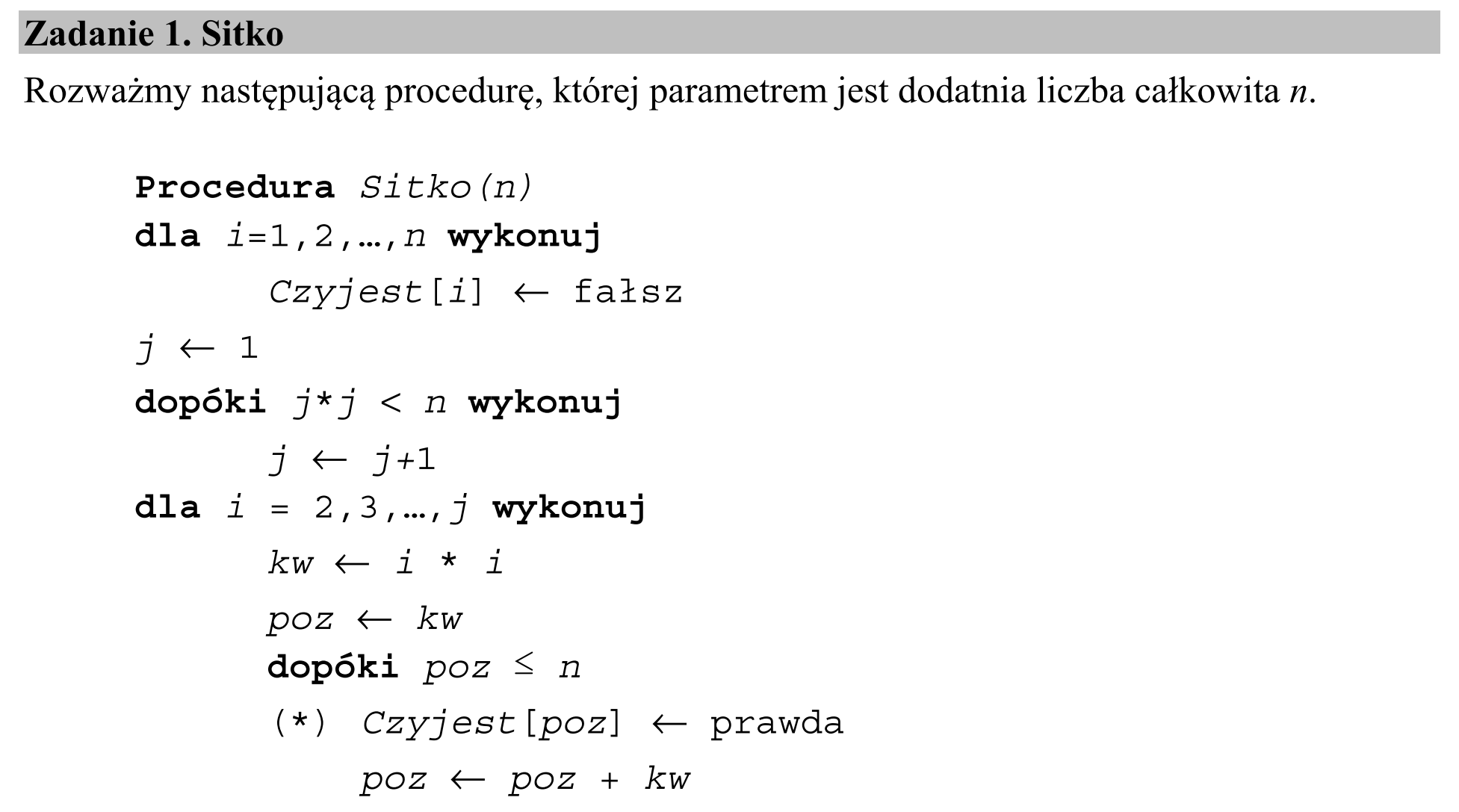 Matura dodatkowa, czerwiec 2017, wstęp zadania 1