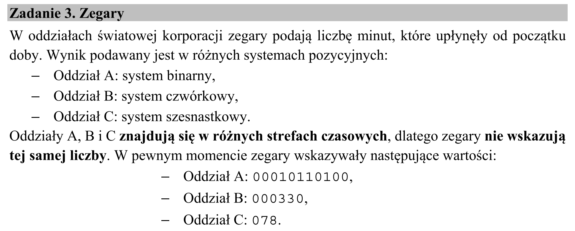 Matura dodatkowa, czerwiec 2017, wstęp zadania 3