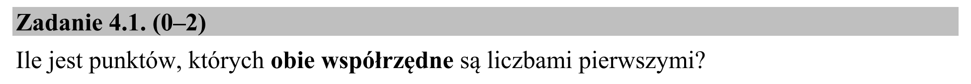 Matura dodatkowa, czerwiec 2017, zadanie 4.1