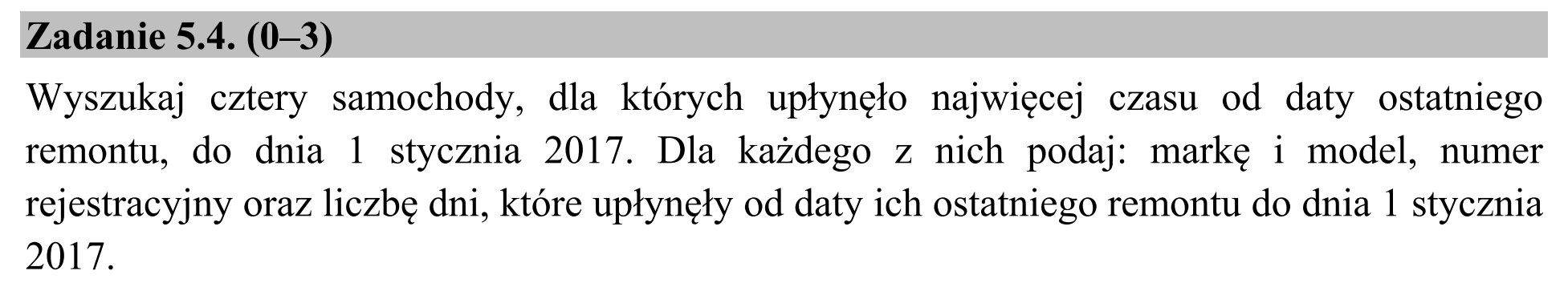 Matura dodatkowa, czerwiec 2017, zadanie 5.4