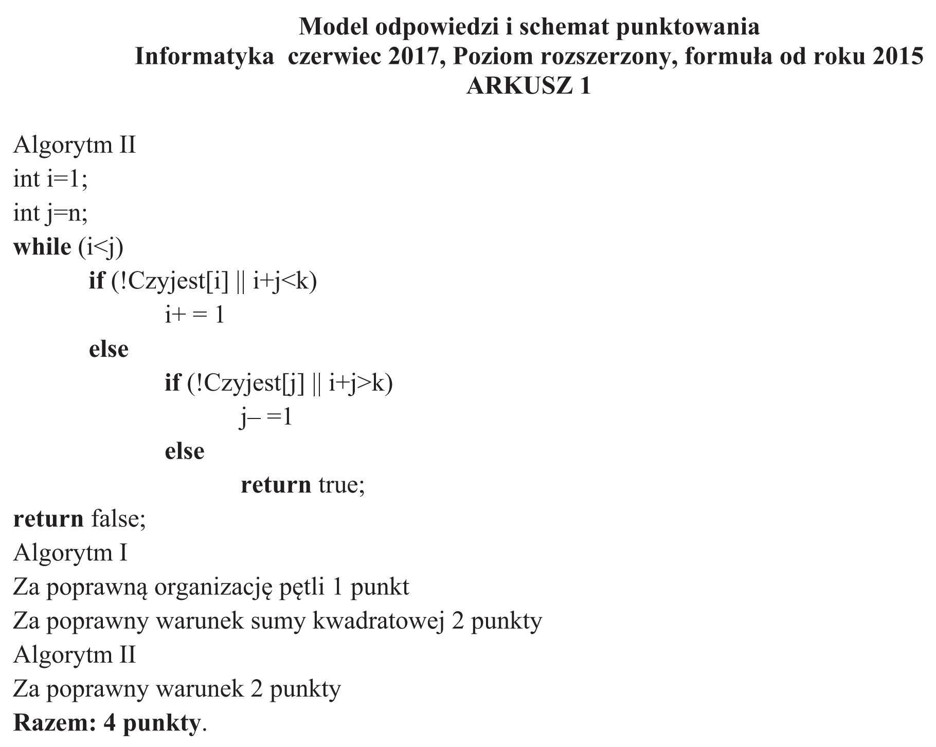 Matura dodatkowa, czerwiec 2017, odpowiedź do zadania 1.3, fragment 2