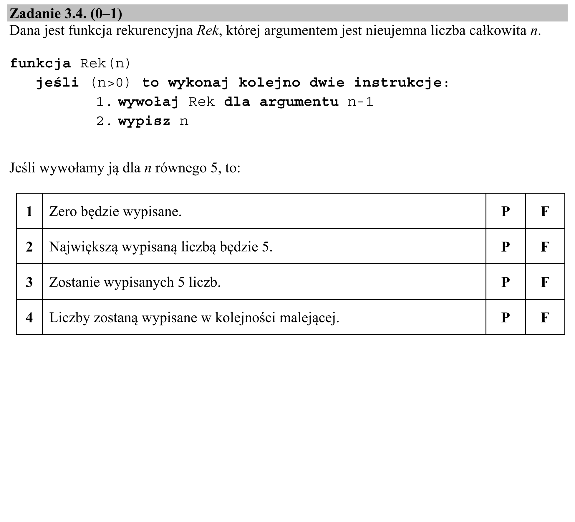 Matura dodatkowa, czerwiec 2018, zadanie 3.4