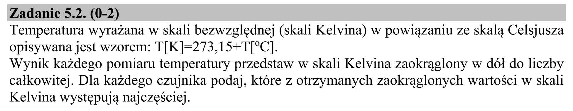 Matura dodatkowa, czerwiec 2018, zadanie 5.2