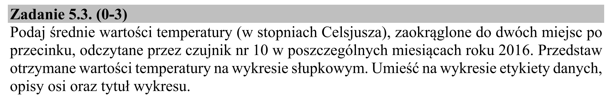 Matura dodatkowa, czerwiec 2018, zadanie 5.3