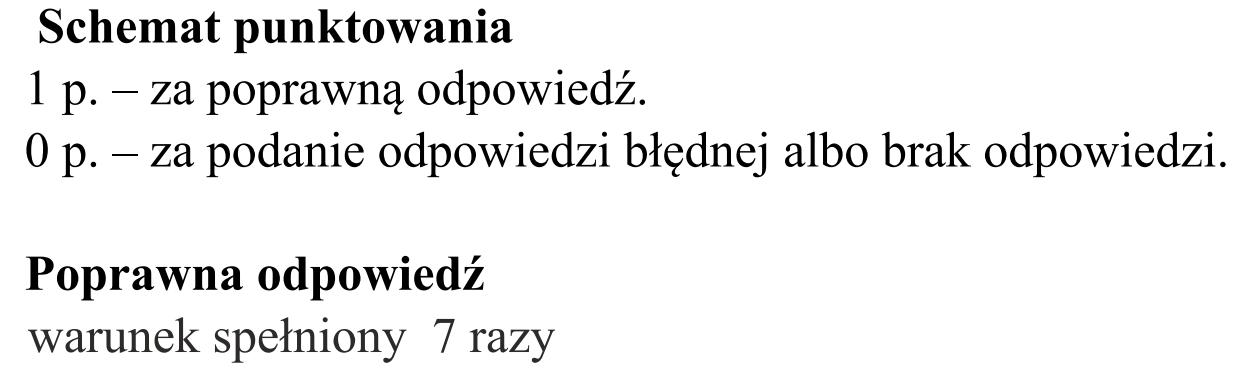 Matura dodatkowa, czerwiec 2018, odpowiedź do zadania 1.2