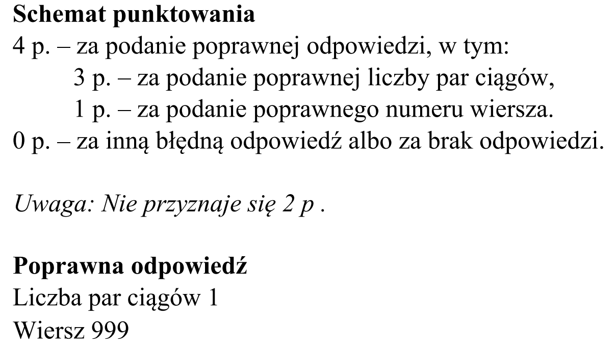 Matura dodatkowa, czerwiec 2018, odpowiedź do zadania 4.3