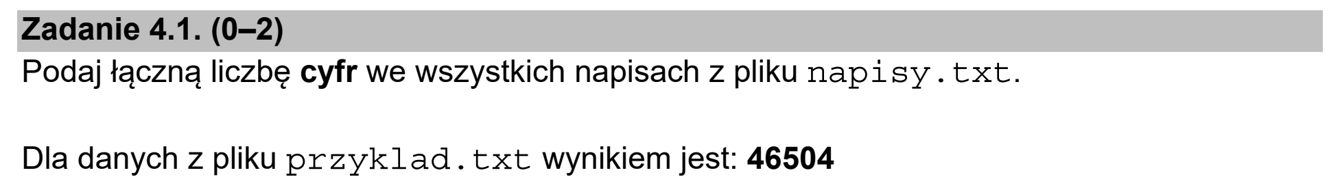 Matura dodatkowa, czerwiec 2021, zadanie 4.1