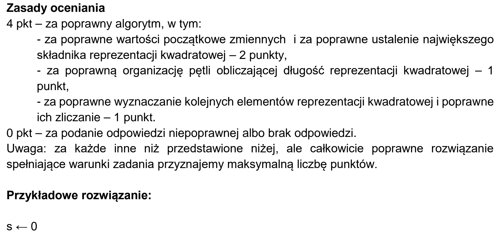 Matura dodatkowa, czerwiec 2021, odpowiedź do zadania 1.2, fragment 1