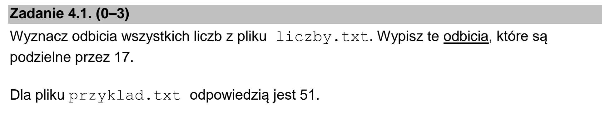 Matura dodatkowa, czerwiec 2022, zadanie 4.1