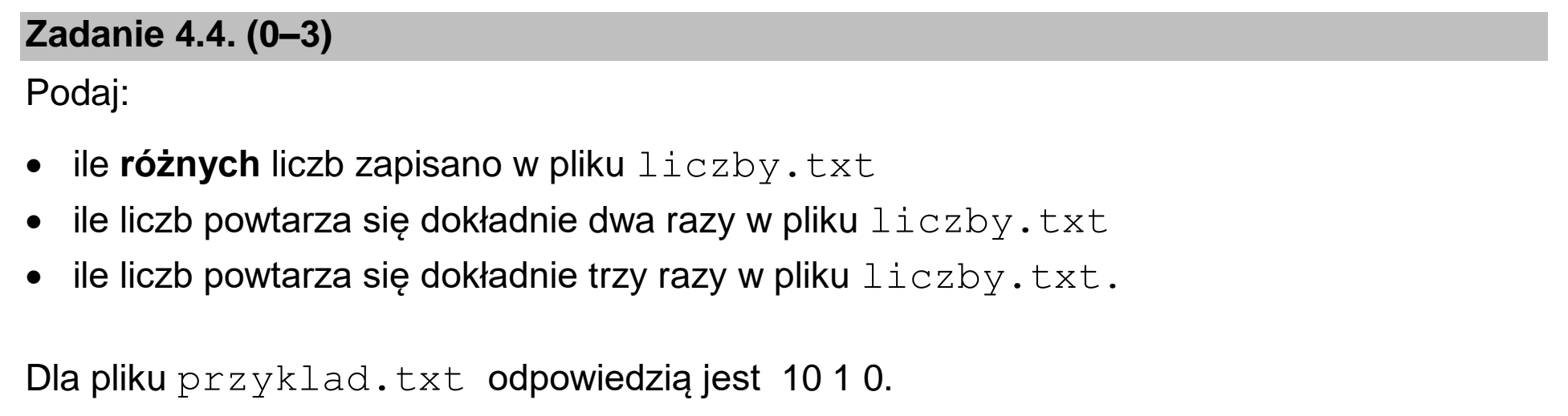 Matura dodatkowa, czerwiec 2022, zadanie 4.4