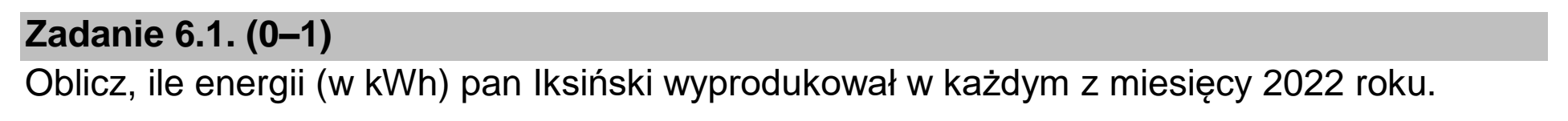 Matura dodatkowa, czerwiec 2025, zadanie 6.1