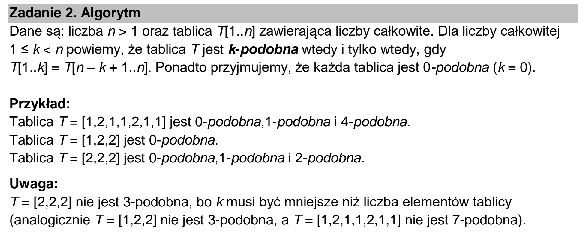 Matura dodatkowa, czerwiec 2026, wstęp zadania 2