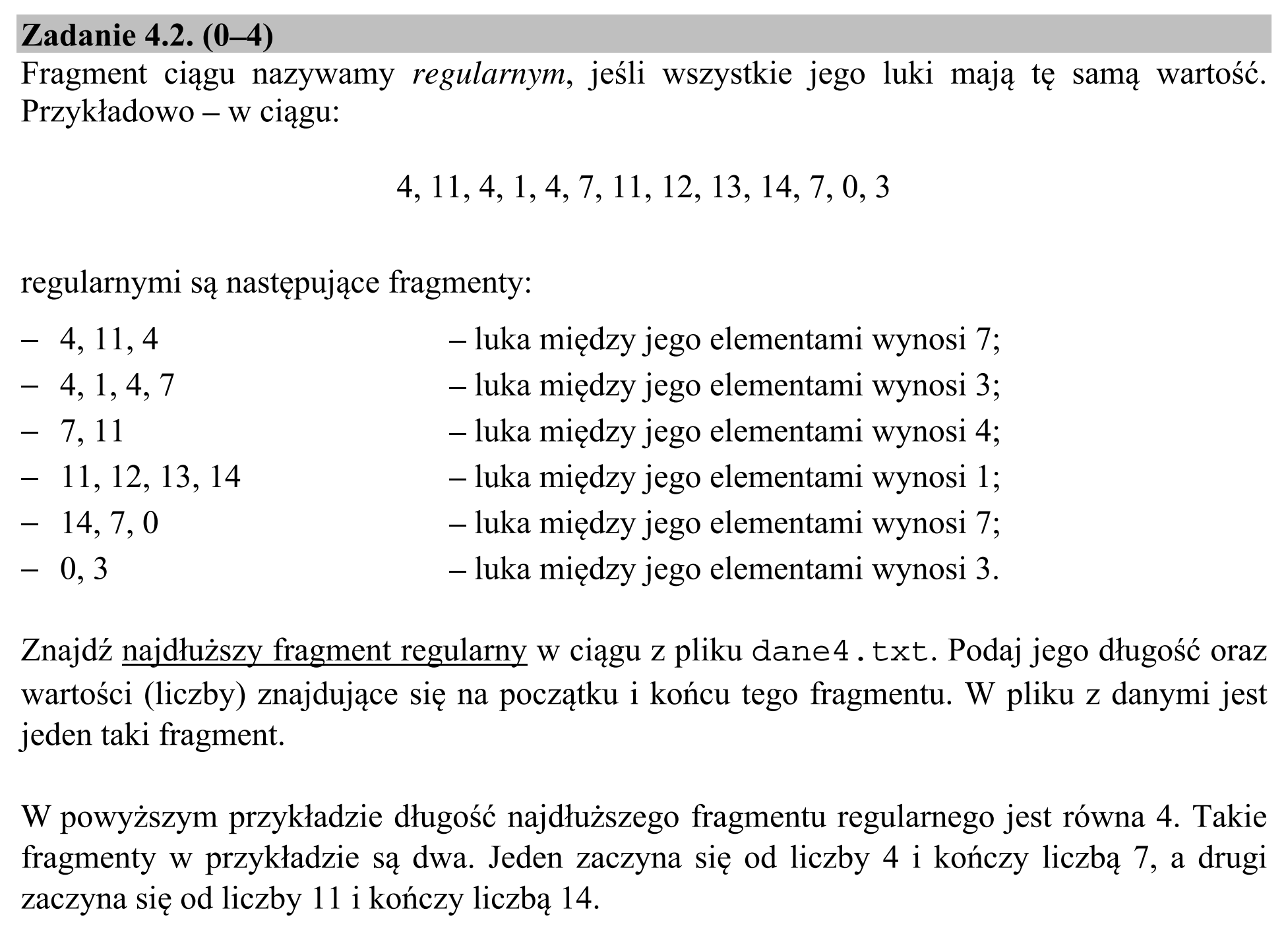 Matura próbna, kwiecień 2020, zadanie 4.2