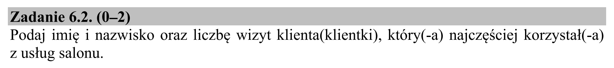 Matura próbna, kwiecień 2020, zadanie 6.2