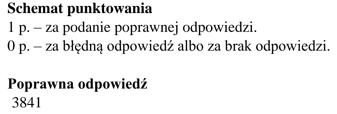 Matura próbna, kwiecień 2020, odpowiedź do zadania 6.1