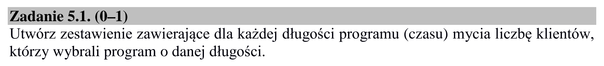 Matura dodatkowa, lipiec 2020, zadanie 5.1