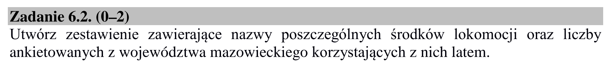 Matura dodatkowa, lipiec 2020, zadanie 6.2