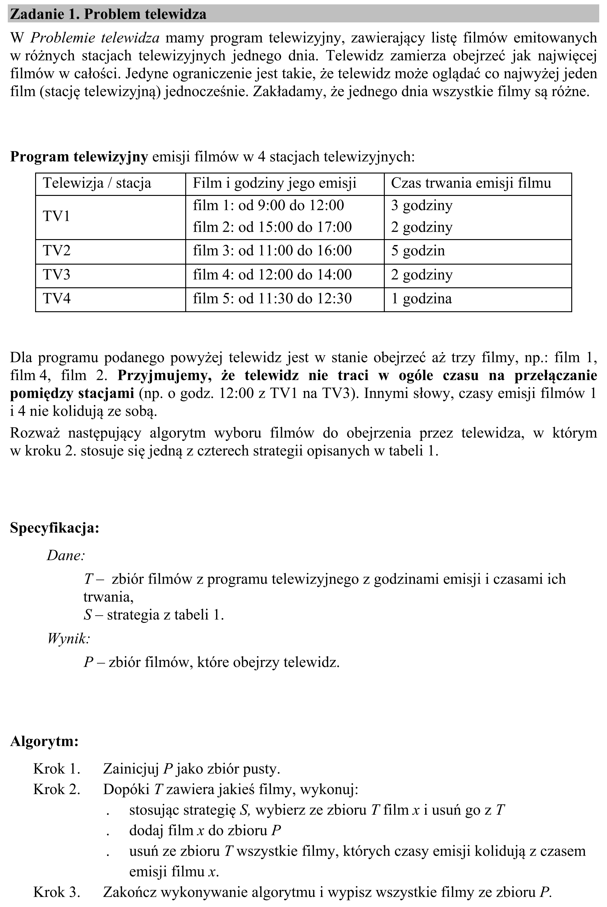 Matura, maj 2015, wstęp zadania 1, fragment 1
