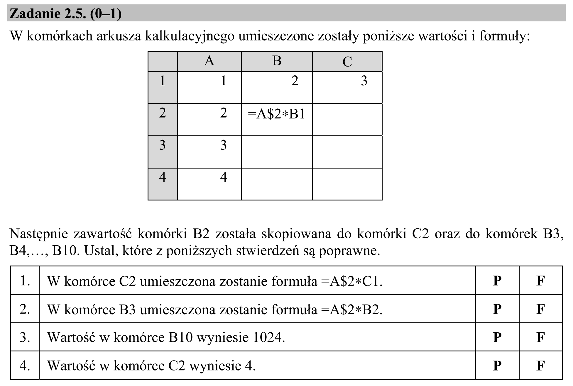 Matura, maj 2015, zadanie 2.5