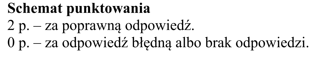 Matura, maj 2016, odpowiedź do zadania 2.1, fragment 1