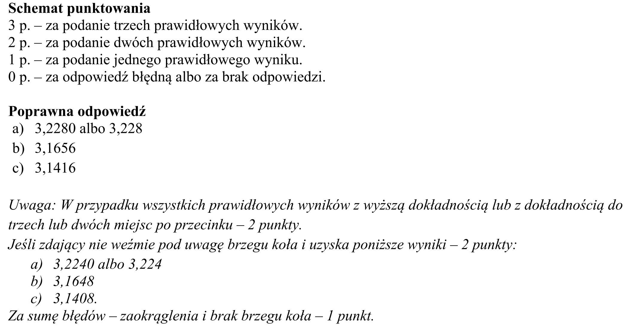 Matura, maj 2016, odpowiedź do zadania 4.2