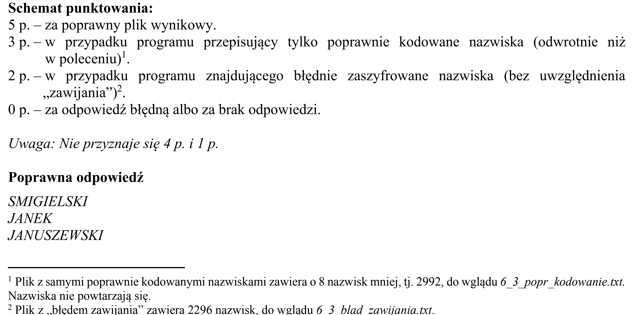 Matura, maj 2016, odpowiedź do zadania 6.3, fragment 1