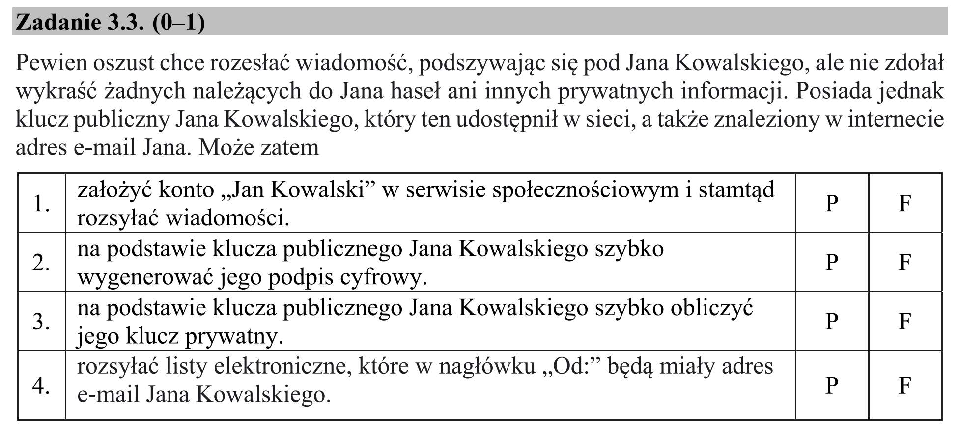 Matura, maj 2017, zadanie 3.3