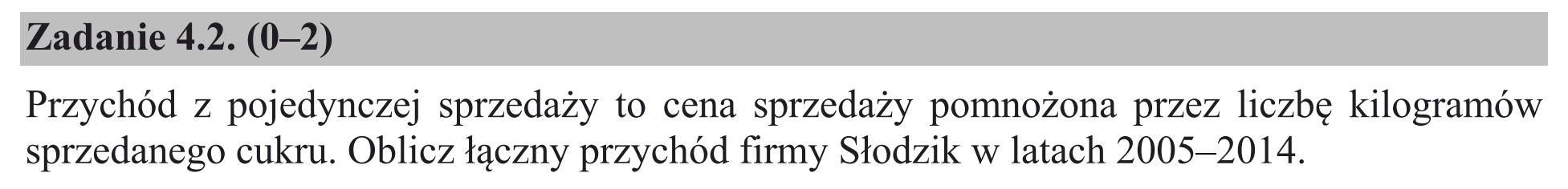 Matura, maj 2017, zadanie 4.2