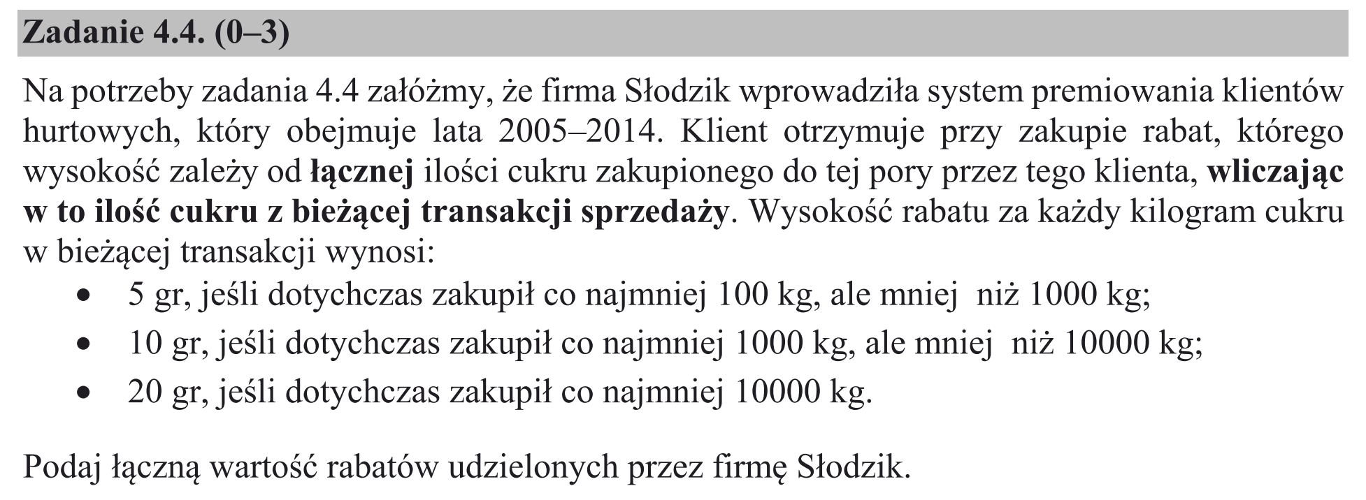 Matura, maj 2017, zadanie 4.4