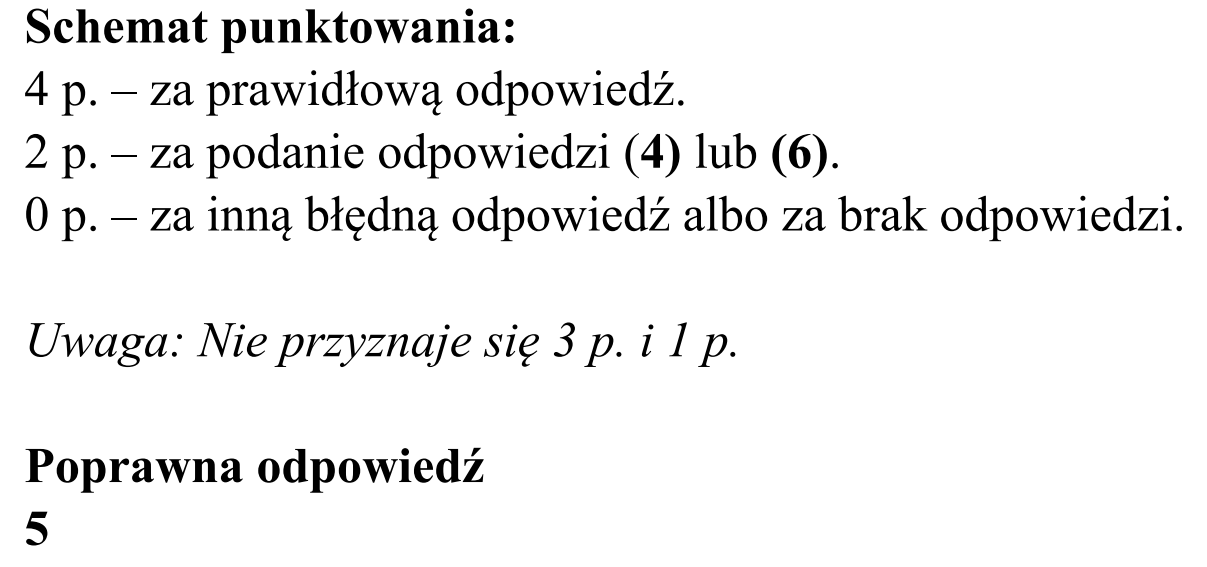 Matura, maj 2017, odpowiedź do zadania 6.4
