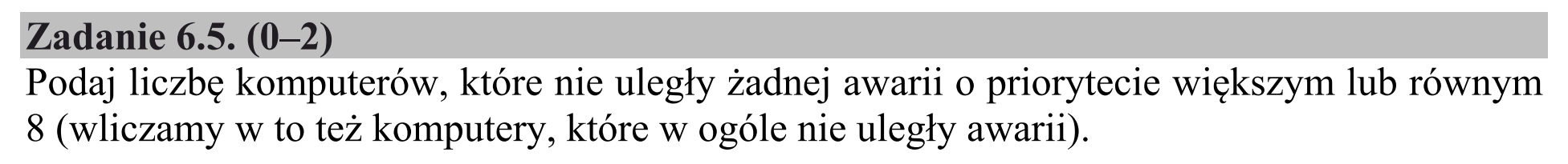 Matura, maj 2018, zadanie 6.5