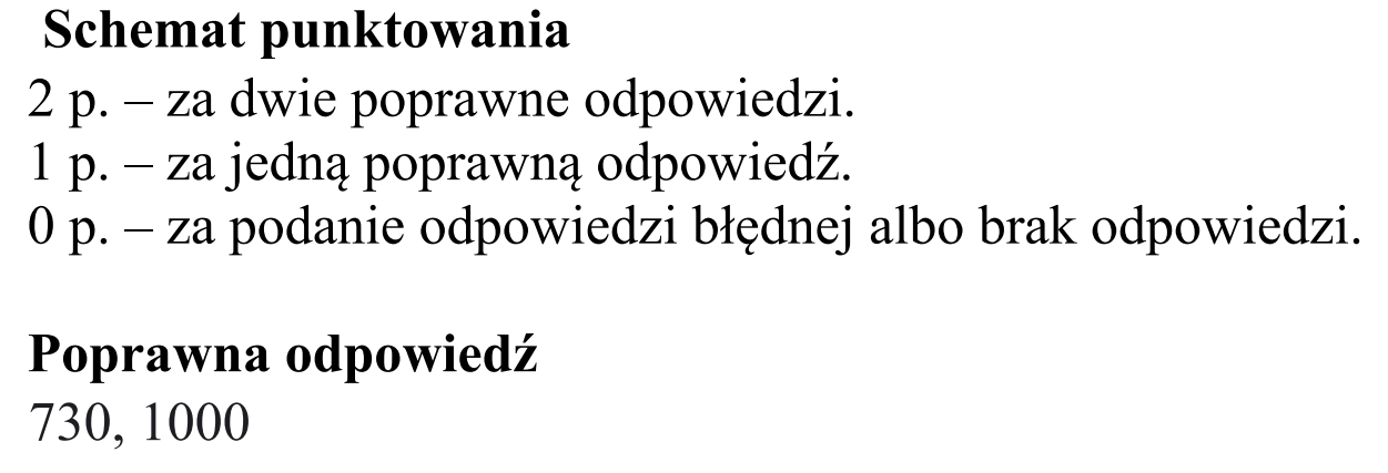 Matura, maj 2018, odpowiedź do zadania 1.2