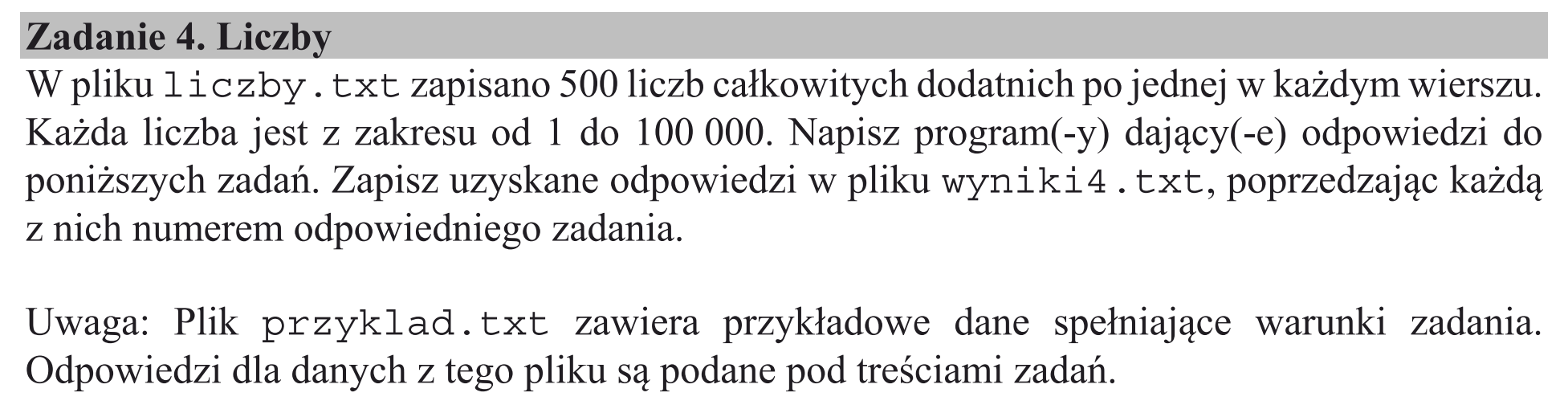 Matura, maj 2019, wstęp zadania 4