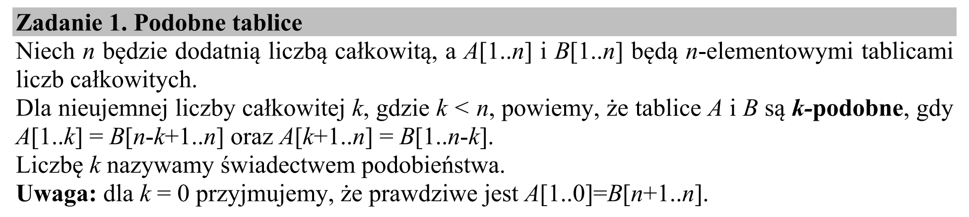 Matura, maj 2020, wstęp zadania 1
