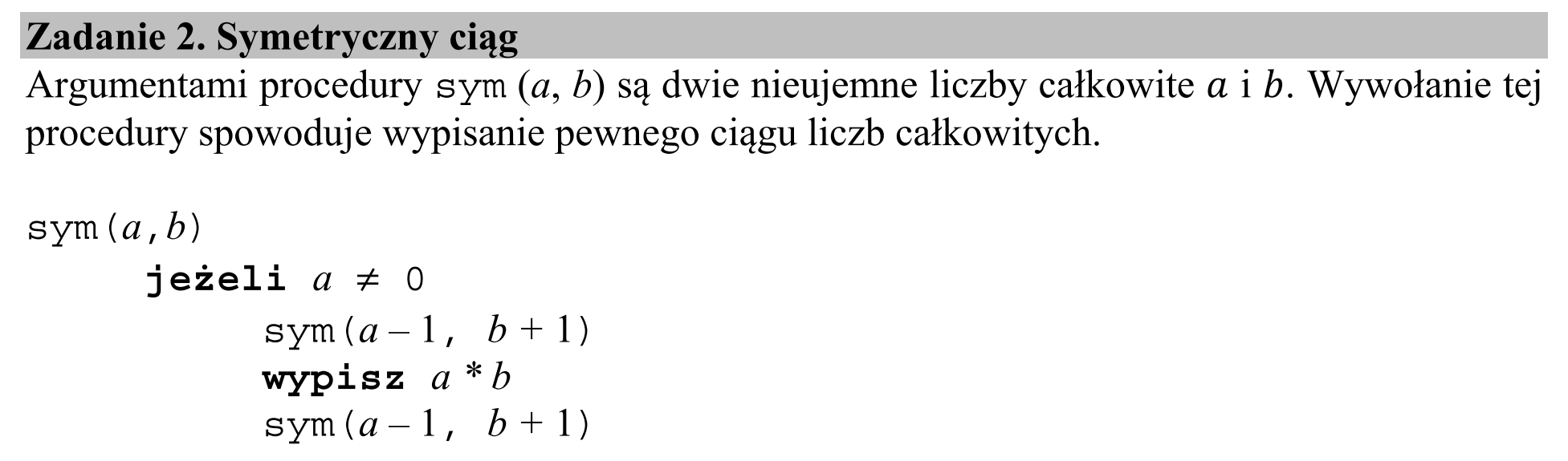 Matura, maj 2020, wstęp zadania 2