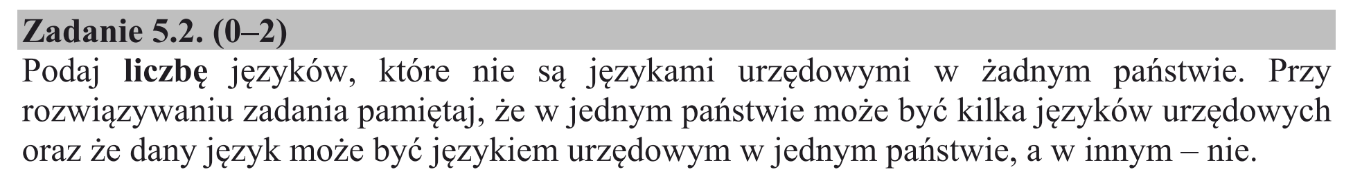 Matura, maj 2020, zadanie 5.2