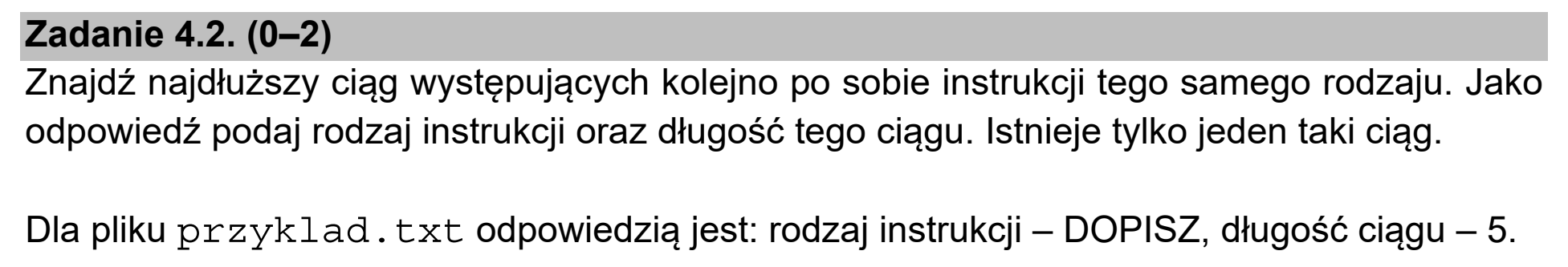 Matura, maj 2021, zadanie 4.2