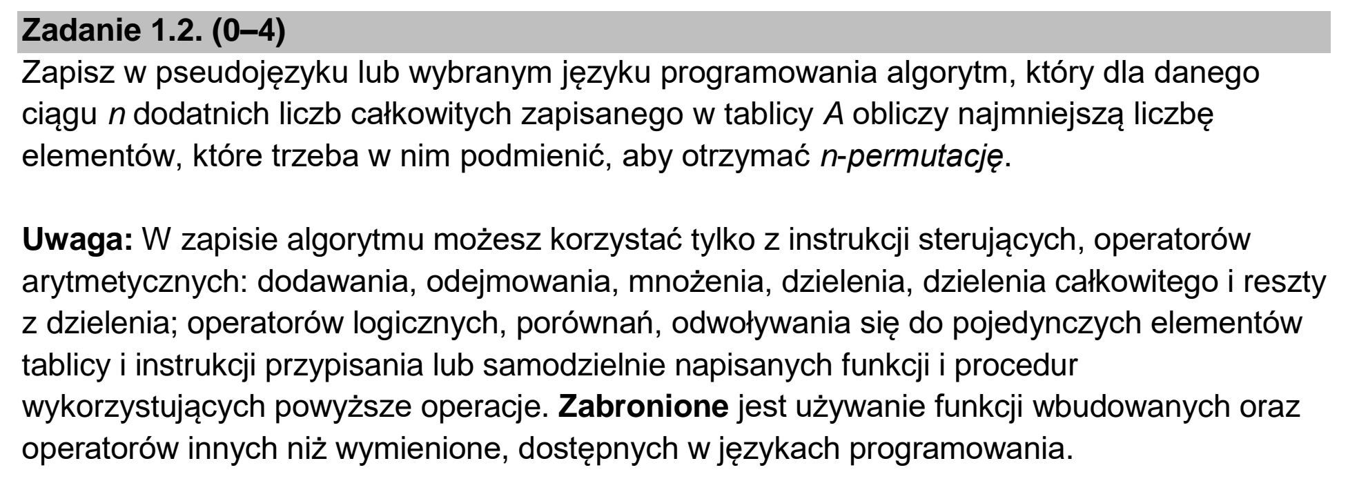 Matura, maj 2022, zadanie 1.2, fragment 1