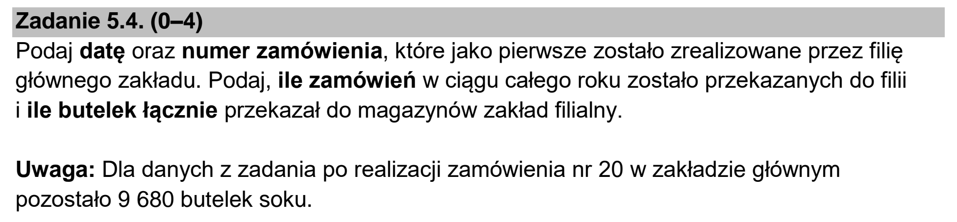 Matura, maj 2022, zadanie 5.4