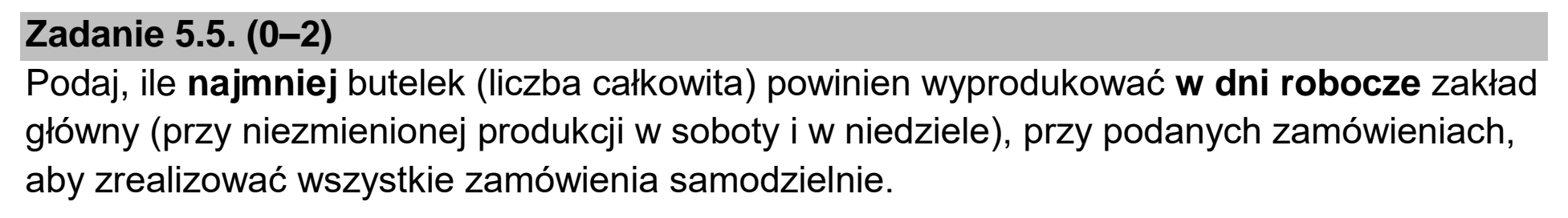 Matura, maj 2022, zadanie 5.5