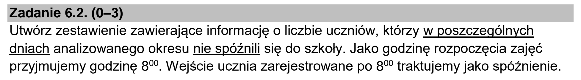 Matura, maj 2022, zadanie 6.2