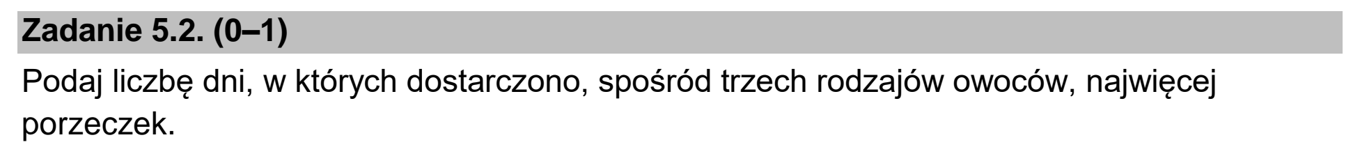 Matura, maj 2023, zadanie 5.2