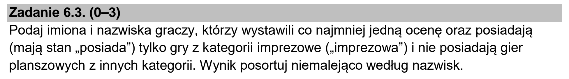 Matura, maj 2023, zadanie 6.3