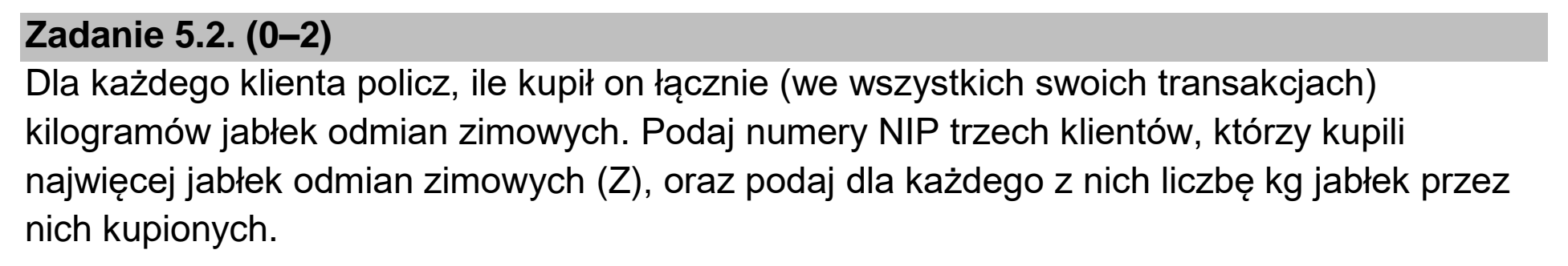 Matura, maj 2024, zadanie 5.2